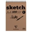 3329680966046-Clairefontaine Fine Arts - Bloc dessin croquis - 100 feuilles - A4 - 90 gr - blanc-P_96604_2-0