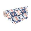 Clairefontaine Alliance - Papier cadeau - 70 cm x 50 m - 60 g/m² - motif patchwork Noël