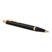 3501179316666-Parker IM - Stylo à bille noir/or - encre bleue-Angle gauche-2