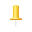 Exacompta - 25 Épingles papic - 10 mm - jaune