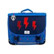 3663842007339-Cartable Wonder Fox Blue 38 cm - 2 compartiments - rabat réversible - Pol Fox-Avant-0