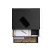 3130630306016-Exacompta OfficeByMe - Module de classement 2 tiroirs - pour A4+ - noir-Haut-3