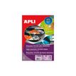 3270241189360-Apli - 40 Étiquettes CD/DVD photo mat--0