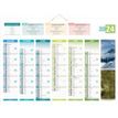 3592930026672-Bouchut 4 Saisons - Calendrier bancaire 6 mois par face - 40,5 x 55 cm--0