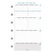 3660942001205-Exacompta Exatime 14 - Recharge (septembre à décembre) pour organiseur - 1 semaine sur 2 pages - 8,1 --3