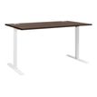 Bureau - YES ! - 140 cm - pieds fixes blancs - Chêne royal