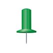 3364220149053-Exacompta - 25 Épingles papic - 10 mm - vert-Avant-0