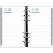 3660942009249-Recharge pour organiseur Exatime 17 - 1 jour par page - 10,5 x 17,2 cm - Exacompta--0