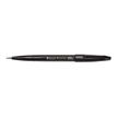 Pentel - Feutre pinceau à pointe souple - noir