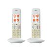 4250366851174-Gigaset E370A Duo - téléphone sans fil - système de répondeur avec ID d'appelant + combiné su-Avant-0