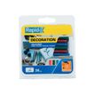 4051661034374-Rapid - 36 Bâtons de colle pailletée - rouge/bleu/vert-Avant-0