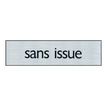 Pickup - Plaque de signalisation - 165 x 44 mm - sans issue