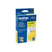 0000791494576-Brother LC980 - jaune - cartouche d'encre originale-Angle gauche-2