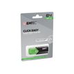 3126170173157-Emtec B110 Click Easy 3.2 - clé USB 3.2 - 64 Go - vert-Angle gauche-2