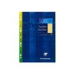 3329680174700-Clairefontaine - feuilles simples A4 - 100 pages - grands carreaux (Seyes) - perforées - jau-P_201747_1-0