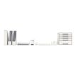 4002432113583-Leitz WOW Dual Colour - Corbeille à courrier blanc/gris-Avant-2