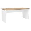 Bureau YES ! - 160 cm - Pieds panneaux fixes - Chêne