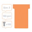 3147330002964-Nobo - 100 Fiches en T - Taille 2 - orange--1