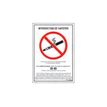 Pickup - Plaque de signalisation - 230 x 330 mm - interdiction de vapoter
