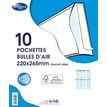 3240180237057-La Couronne - 10 pochettes bulles - 220 x 265 mm - autocollant - blanc--0