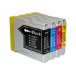 Cartouche compatible Brother LC970 - pack de 4 -noir, cyan, magenta, jaune - Uprint