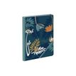 3700368755815-Cahier Notebook/Bullet Journal 17 x 22 cm - 224 pages - Blue Art Jardin d'hiver - flower-Angle gauche-0