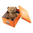 4002432398140-Leitz Click & Store - Boîte de rangement- A4 - orange métallisé-Angle droit-3