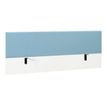 Écran de séparation pour bureau SUNDAY - L160 x H60 - tissu bleu azur