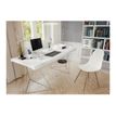 4002432113583-Leitz WOW Dual Colour - Corbeille à courrier blanc/gris-Angle gauche-3