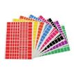3270241192216-Apli - 10 feuilles gommettes rectangles - coloris assortis-Avant-0
