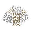 3609510910631-Maildor Initial - adhésif décoratif - Noël - 20 feuilles - argent, or (pack de 590)-P_300029708_8-0