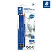 4007817052105-STAEDTLER Mars Lumograph 100A - Crayon de couleur aquarellable - graphite - 4B, 6B, 8B - 3-P_300029747_1-0