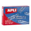8429087000215-Apli - 100 trombones - 40 mm - argent-P_300043786_1-0