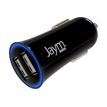 3701263503419-JAYM - Chargeur allume cigare pour voiture - 2 USB + câble USB vers Lightning - noir-P_300051276_4-0