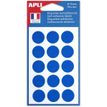 Apli Agipa - 90 Pastilles adhésives - bleu - diamètre 19 mm - réf 111962