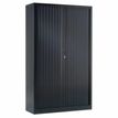 0403000553406-Armoire haute monobloc à rideaux - 198x120x45cm - noir--0