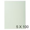 Exacompta Super 210 - 5 Paquets de 100 Chemises - 210 gr - gris