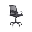 3760185020817-Fauteuil de bureau LIBERTY 01 - accoudoirs fixes - sans appui-tête - noir-Arrière-2