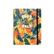 8054320565598-Legami - Carnet notebook 3-en-1 - A4 maxi - tropical vibes-Avant-0