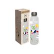 3700572750842-Kiub Chats Pop - Bouteille d'eau (bouchon inox) - blanc coco-Avant-0