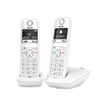 4250366854656-Gigaset AS690 Duo - téléphone sans fil + combiné supplémentaire - blanc-Avant-0