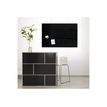 4004360887642-Sigel Artverum - Tableau magnétique en verre - 100 x 65 cm - noir-Avant-4
