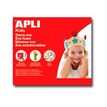 8410782127840-Apli - 1 feuille décor mousse - blanc-Avant-0
