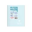 3037923667819-Clairefontaine Koverbook Blush - Carnet de notes enveloppant en polypro - A5 - 160 pages ligné - Différen-Avant-0