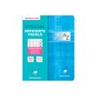 3329680637991-Clairefontaine Metric - Répertoire piqué pour déficients visuels - 17 x 22 cm - 96 pages - Grands carreaux noirs agrandis - Disponible -Avant-1