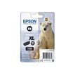 Epson 26XL Ours Polaire - noir photo - cartouche d'encre originale