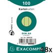 3130638380834-Exacompta - 40 Packs de 100 Fiches Bristol - 5,5 x 7,4 cm - lignées - non perforées - vert--0