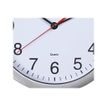 4002390065658-MaulRun - Horloge - mécanisme quartz - 25 cm - blanc argenté-Gros plan-1