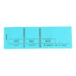 Exacompta - 10 Blocs passe partout 3 volets de 100 tickets - 48 x 150 mm - numéroté - bleu