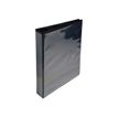 Exacompta Kreacover - Classeur à anneaux personnalisable - Dos 44 mm - A4 Maxi - noir - 3 pochettes extérieures